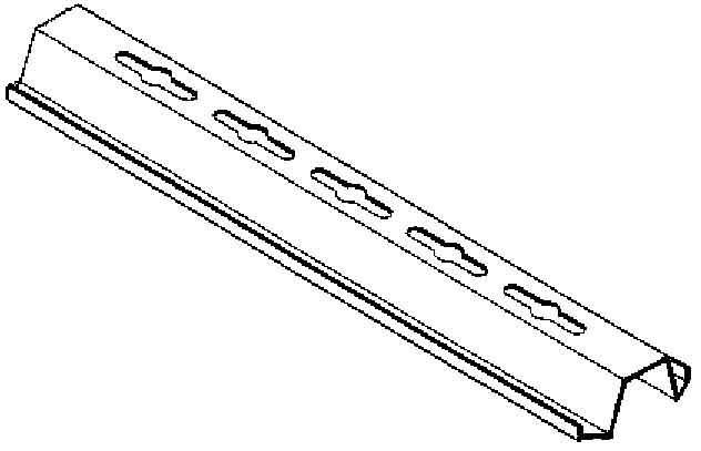 Produktbild Niedax NIE TW300E3 Tragwinkel B290mm Edelstahl Werkstoff-Nr.: 1.4301 1.4303