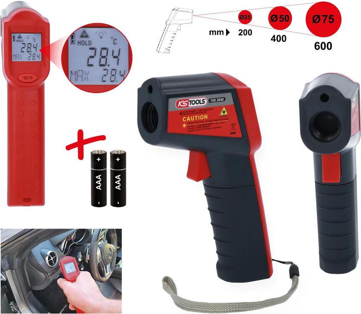 Immagine prodotto KS Tools Termometro a infrarossi, da -20° a 500