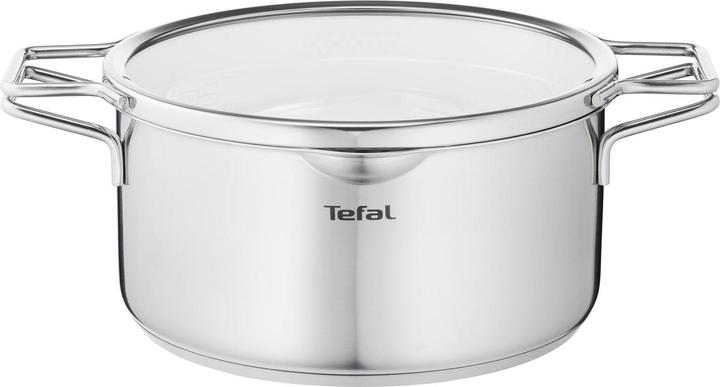 Produktbild Tefal Nordica Kochtopf mit Deckel 24 cm (24 cm, Kochtopf, Edelstahl)