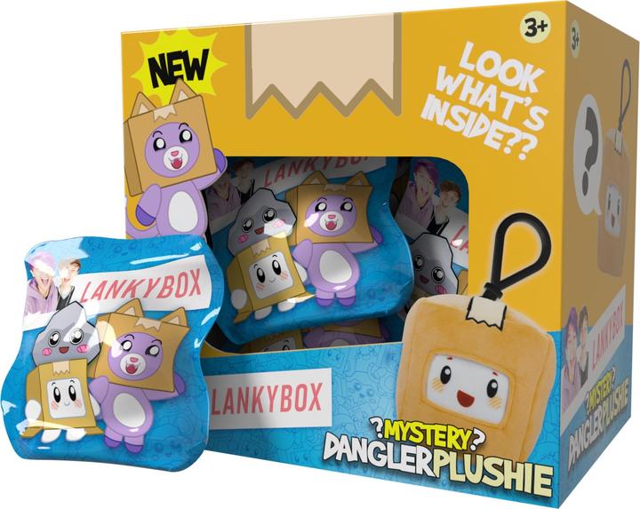 Actual product image Lankybox MYSTERY CLIP ON PLUSH ASS CDU (20132)