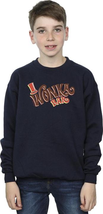 Actual product image Willy Wonka & the Chocolate Factory Boys Bar Logo Sweatshirt (140, 146)
