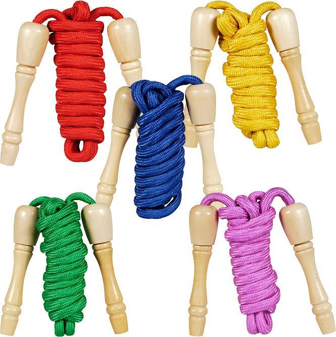 Immagine prodotto Goki Corda per saltare con maniglie di legno (260 cm)