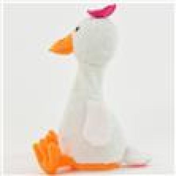 Immagine prodotto Kögler Oca Laber "Daisy" con fiocco, 12,5x17x24cm, batterie incluse (26 cm)