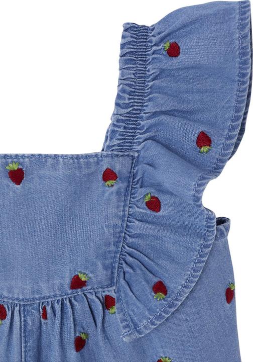 Produktbild Vertbaudet Baby Kurzoverall aus luftigem Denim (92)