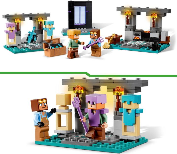 Produktbild LEGO Die Waffenkammer (21252, LEGO Minecraft)