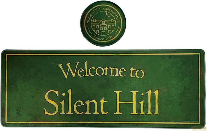 Immagine prodotto Fanattik Tappetino da tavolo e sottobicchiere Silent Hill (XL)