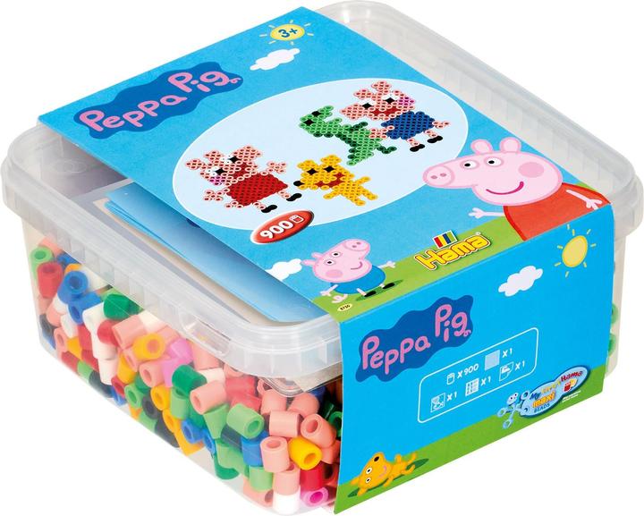 Actual product image Hama Perlen Maxi beads box Peppa Pig 900 pieces