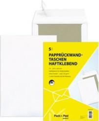 Immagine prodotto Mayer-Network 30002544 Tasche posteriori in cartone B4, senza finestra, 120 g/m², bianco, 5 pz. (5 x)