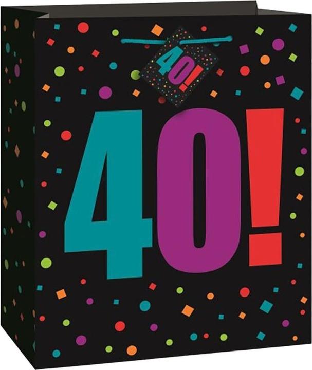 Immagine prodotto Unique Party 40esimo Compleanno Sacchetto Regalo (Pellicola da regalo, 1 x)