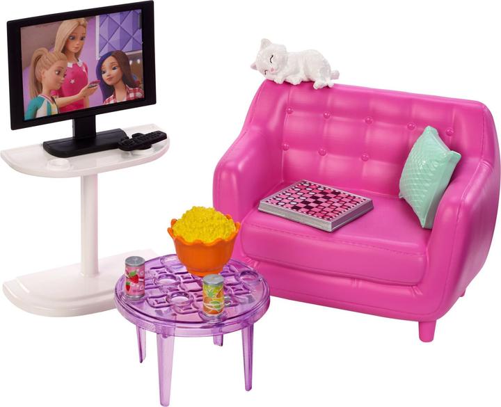 Produktbild Barbie Möbel-Spielset Wohnzimmer