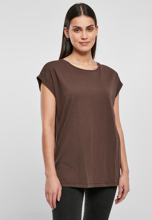 Actual product image Urban Classics Ladies Organic Extended Shoulder Tee - 5650 (3XL)