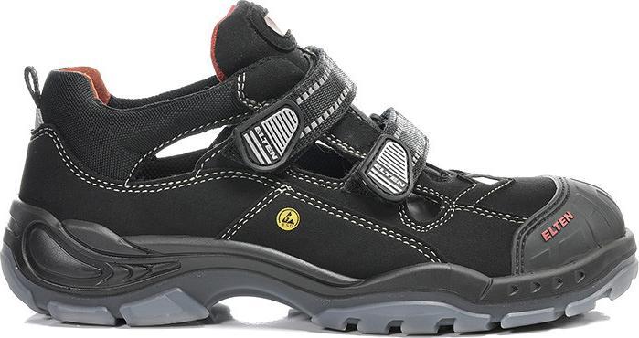 Actual product image Elten Men's S1P safety sandals "SCOTT PRO ESD" black size 40 (S1P, 40)