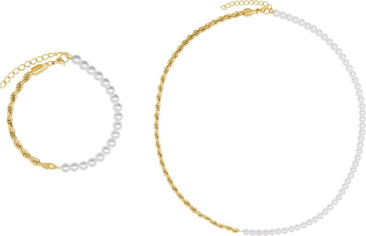 Actual product image Heideman Set Daven gold coloured (100% stainless steel)