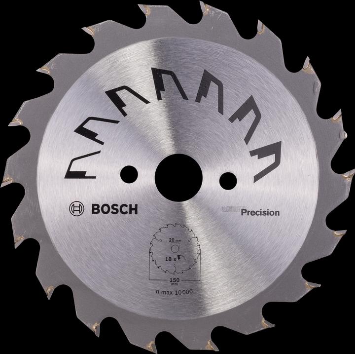Produktbild Bosch Zubehör Kreissägeblatt PRECISION D= 150 mm Bohrung= 20 mm Z= 18