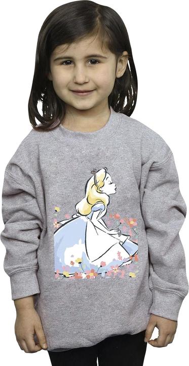 Immagine prodotto Disney Felpa bambina Alice In Wonderland Sketch Flowers (152, 158)