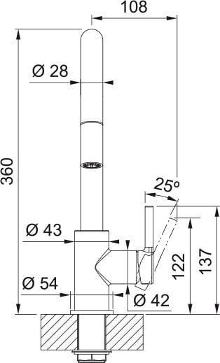Produktbild Franke Sink faucet 115.0693.229