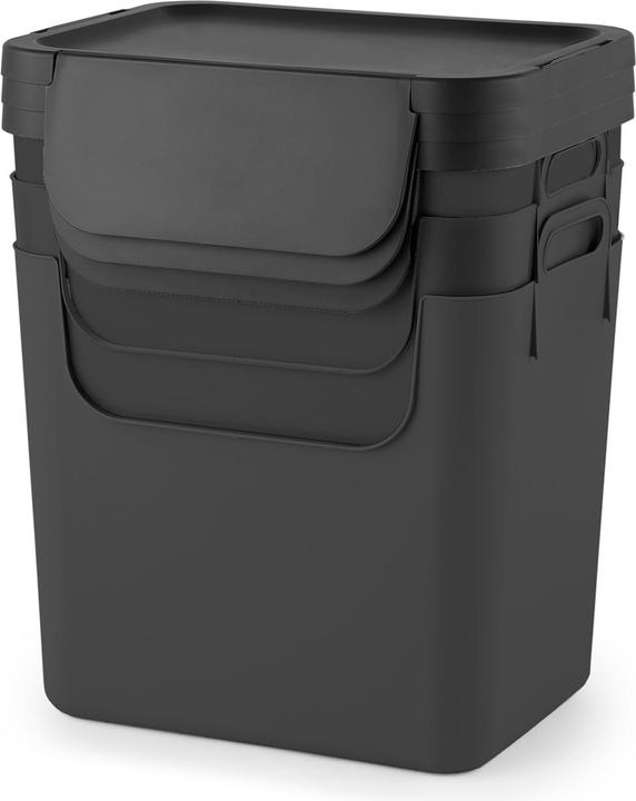 Immagine prodotto Rotho Set di 3 sistemi di riciclaggio dei rifiuti da 30 L JIVE (90 l)
