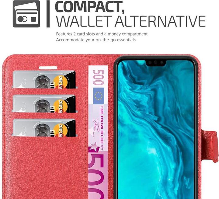 Actual product image Cadorabo Book with stand function cover (Honor 9X Lite)