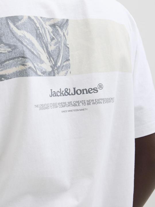 Actual product image Jack & Jones Jorsplit Back Tee Ss Crew Neck Ln (M)