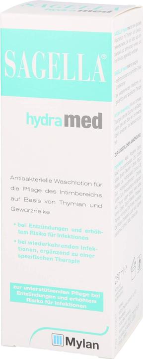 Immagine prodotto Sagella hydramed lozione lavante antibatterica, 250 ml Lozione (250 ml, Lozione per il lavaggio intimo)
