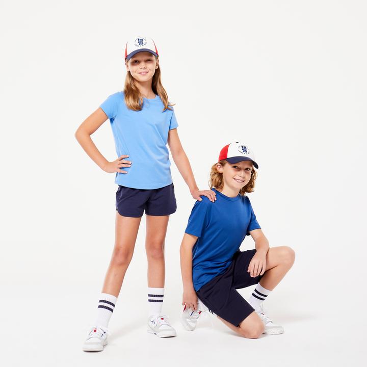 Actual product image Decathlon Cap kids - W500 blue/white