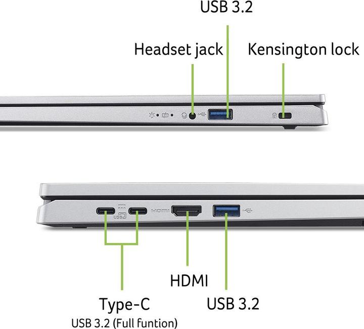Actual product image Acer Aspire Go 15 (15.60", Intel Core i5-1334U, 8 GB, 512 GB, CH)