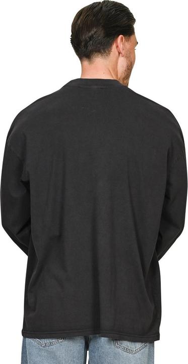 Immagine prodotto Casual Classics Maglietta Oversize Lavaggio acido Scollo Allungato Manica Lunga Uomo (4XL)