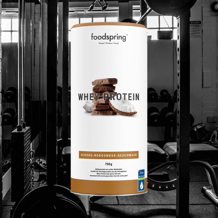 Actual product image Foodspring whey protein (Chocolate coconut, 1 pcs., 750 g)