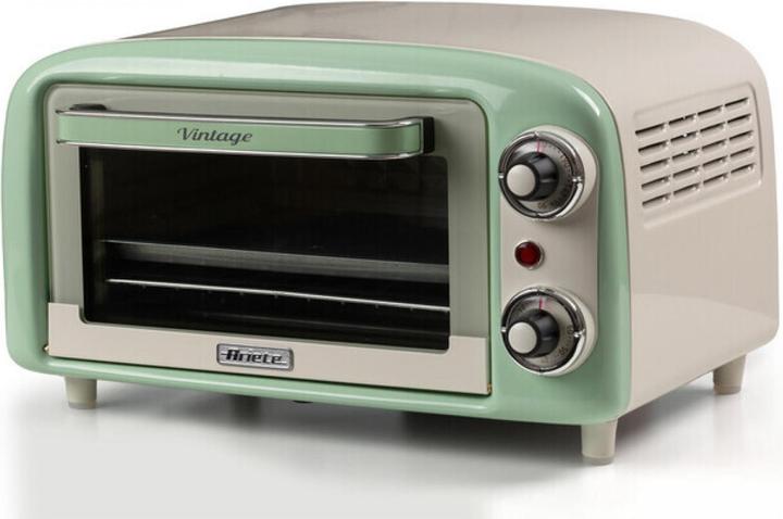 Produktbild Ariete Mini-Backofen Vintage Green (weiss/hellgrün, 800 Watt, 10 Liter)