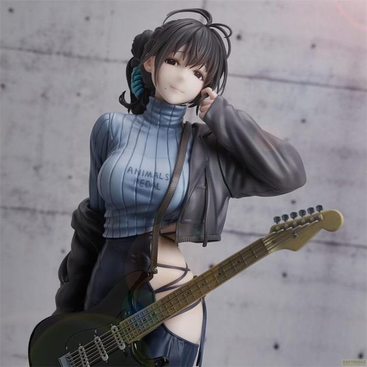 Actual product image Sentinel Juroku Illustration statuette PVC Guitar Meimei Backless Dress 26 cm