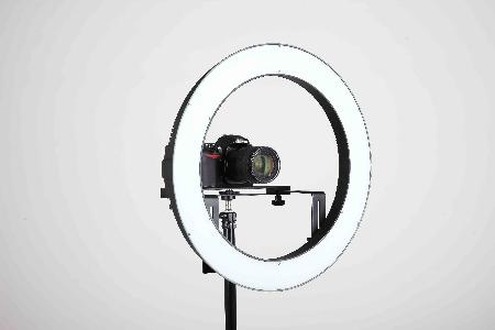 Actual product image Falcon Eyes Bi-Colour LED Ring Lamp Dimmable DVR-512DVC on 230V (Ring light)