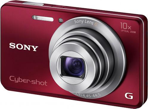 Image du produit Sony DSC-W690, 16 MP, zoom 10x WW, vidéo HD, rouge
