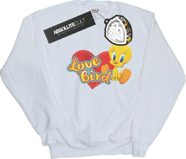 Actual product image Looney Tunes Womens/Ladies Tweety Pie Valentine's Day Love Bird Sweatshirt (XL)
