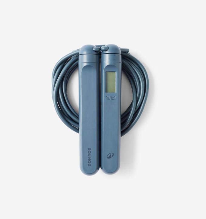 Domyos Corde à Sauter de Cardio avec Compteur 800 - Gris Clair