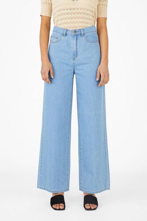 Image du produit Object Jambes larges Jeans taille haute (S)