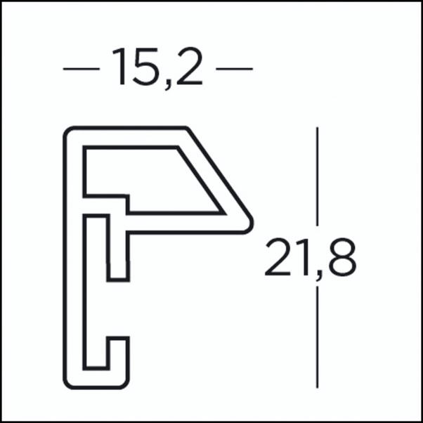 Actual product image Walther Design Steel Style 20x30 plastic (20 x 30 cm)