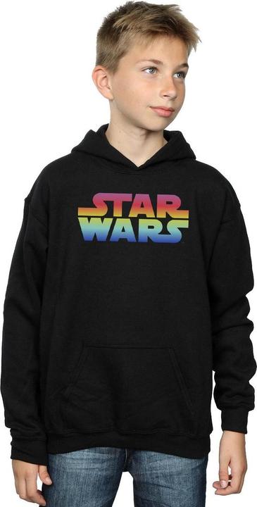 Actual product image Star Wars Boys Rainbow Logo Hoodie (116)