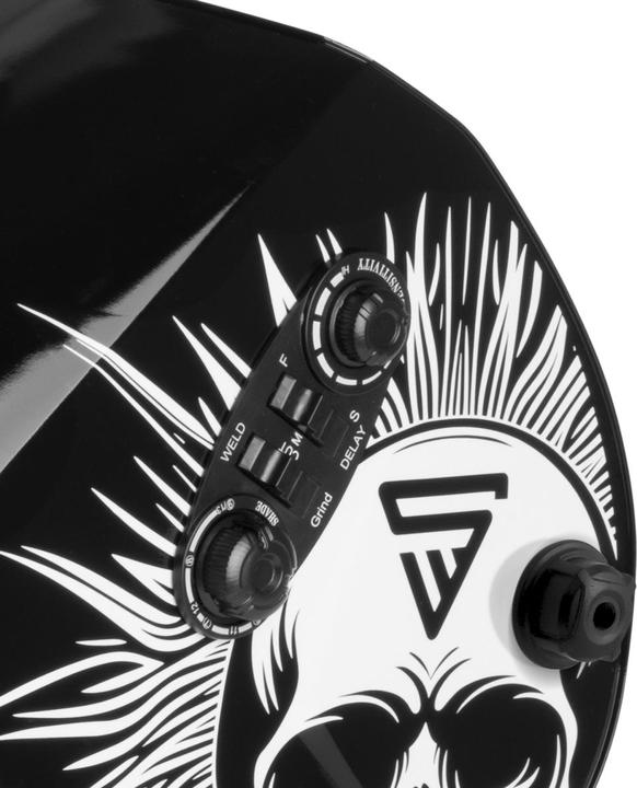 Produktbild Stahlwerk Automatik Schweisshelm ST-990 SE "Sonderedition Skull" Real Colour