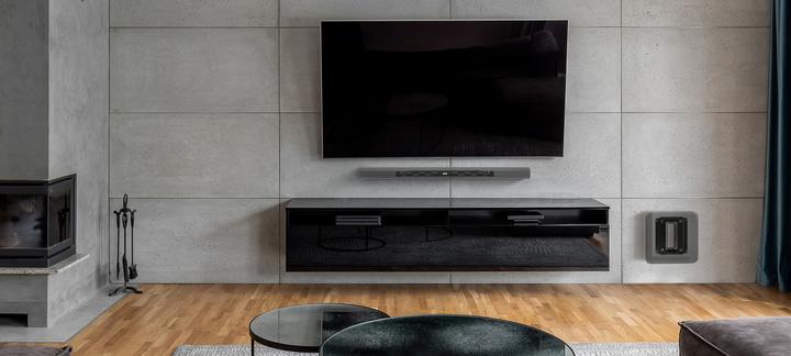 Actual product image Mountson MS21B - Wall bracket for Sonos Arc (1 pcs., Wall installation, Not movable)