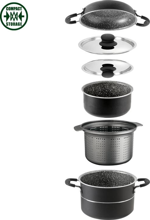 Immagine prodotto Brunner Set di pentole piratesche 7 + 1 (22 cm, Pentola)