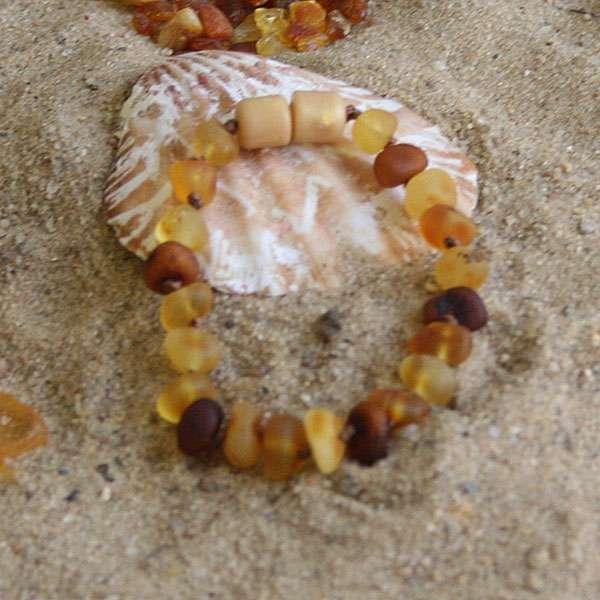 Produktbild BABYNATUR Baby Bernsteinarmband natur honig