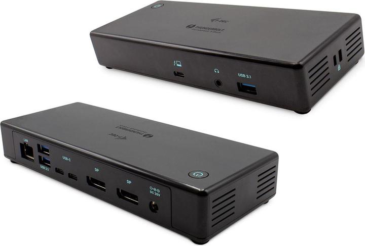 Produktbild i-tec TB3CDUALDPDOCKPDCH + PD 85W (Thunderbolt, 269 Ports)