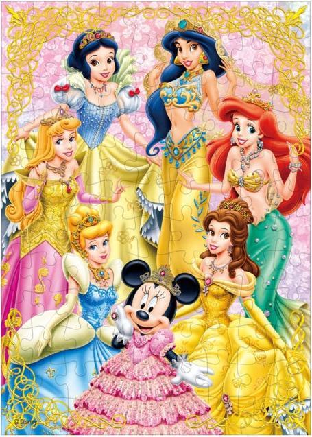 Actual product image Disney Princess hologram 108-piece jigsaw puzzle