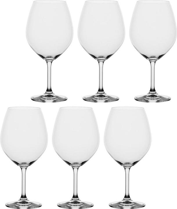 Actual product image La Porcellana Bianca Set of 6 Novello Burgundy wine glasses - Transparent 710 ml (71 cl, 6 Glasses, Red wine glasses)