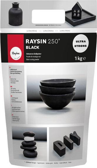 Actual product image Rayher Raysin 250 Black" casting powder
