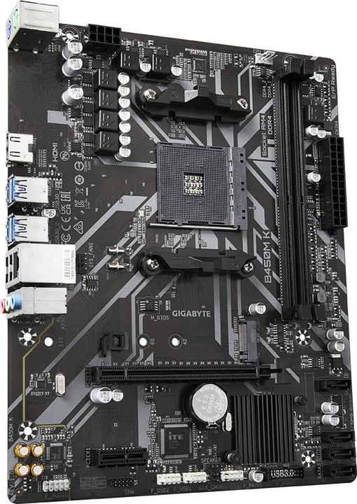 Produktbild Gigabyte GBT AMD AM4 B450M K (AM4, AMD B450, mATX)