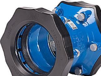 Produktbild AVK Rørkobling lige 82-106mm - traekfast. PN16. A4-EPDM. Supa Maxi