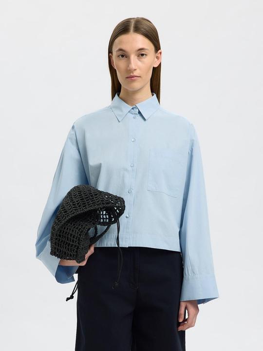 Produktbild Selected Femme Boxy Fit Crop-Bluse (42)