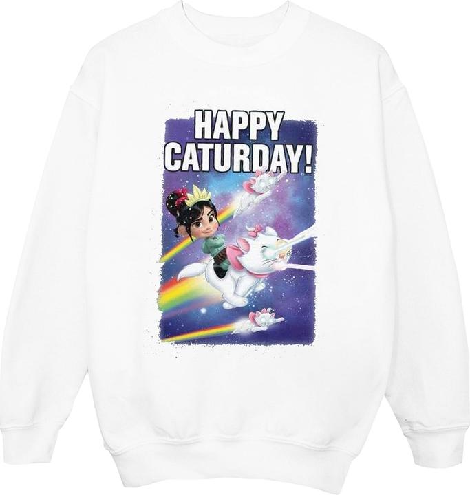 Produktbild Disney Wreck It Ralph Happy Caturday Sweatshirt Mädchen (140, 146)