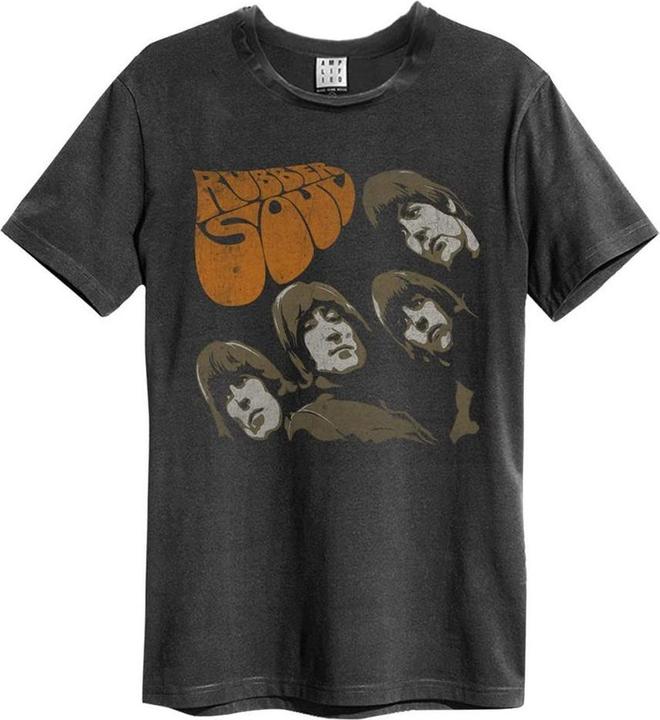 Actual product image Amplified Unisex Adult Rubber Soul The Beatles T-Shirt (XL)